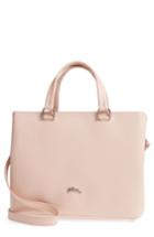 Longchamp 'medium Honore 404' Leather Tote - Pink