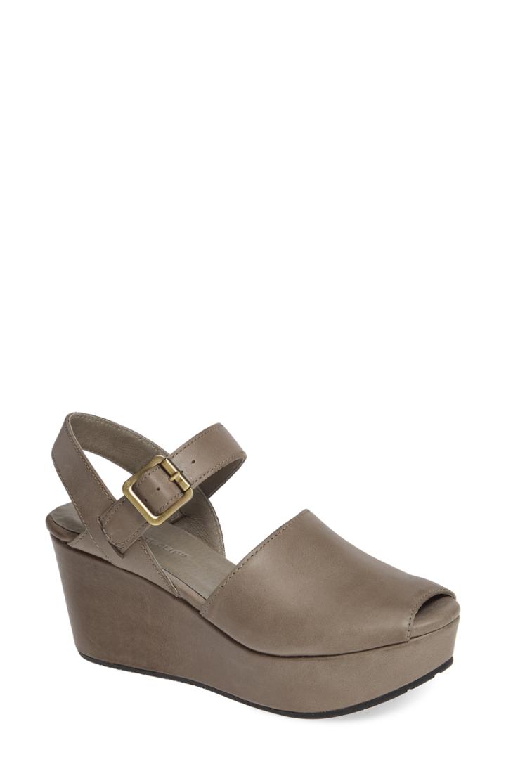 Women's Chocolat Blu Wagga Platform Wedge Sandal M - Grey