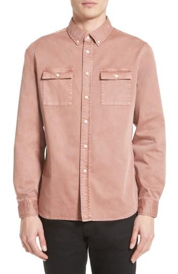 Men's Saturdays Nyc Angus Sport Shirt - Metallic