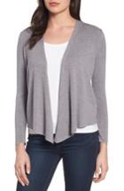 Petite Women's Nic+zoe 4-way Convertible Cardigan, Size P - Grey