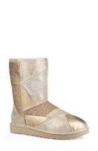 Women's Ugg Classic Glitter Patchwork Bootie M - Metallic