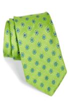 Men's Ted Baker London Medallion Silk Tie, Size - Green
