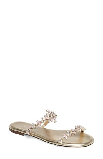 Women's Bella Belle Jules Slide Sandal M - Metallic