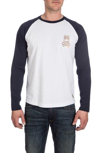 Men's Psycho Bunny Mantle Raglan T-shirt, Size - Brown