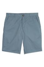 Men's Atm Anthony Thomas Melillo Poplin Cotton Shorts - Blue