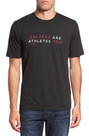 Men's Travis Mathew Ted Graphic T-shirt, Size - Black