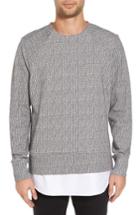 Men's Twenty Double Layer Crewneck Sweater
