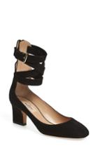 Women's Valentino Plum Ankle Strap Pump