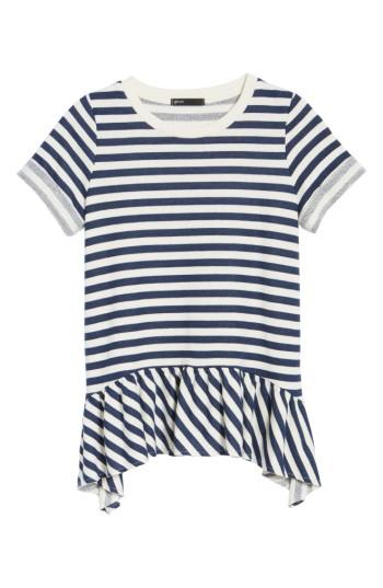 Women's Gibson Ruffle Hem Sweatshirt - Blue