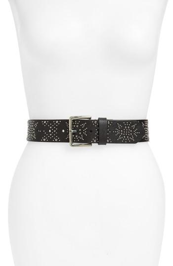 Women's Rebecca Minkoff Mary Studded Nappa Leather Belt
