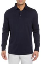 Men's Peter Millar Crown Fleece Long Sleeve Stretch Cotton & Cashmere Polo