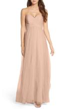 Women's Wtoo Convertible Strap Tulle Gown - Brown