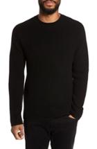 Men's Vince Thermal Wool & Cashmere Sweater - Black