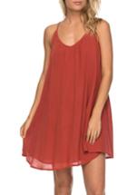Women's Roxy Great Intentions Trapeze Dress - Orange