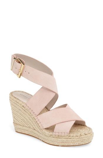 Women's Kenneth Cole Oda Espadrille Wedge M - Pink