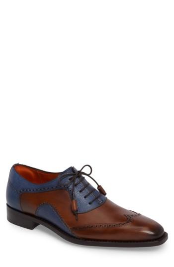 Men's Mezlan Conil Wingtip .5 M - Brown