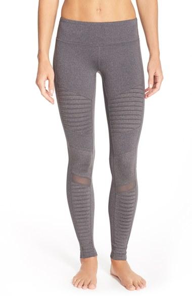 Women's Alo Moto Leggings - Grey