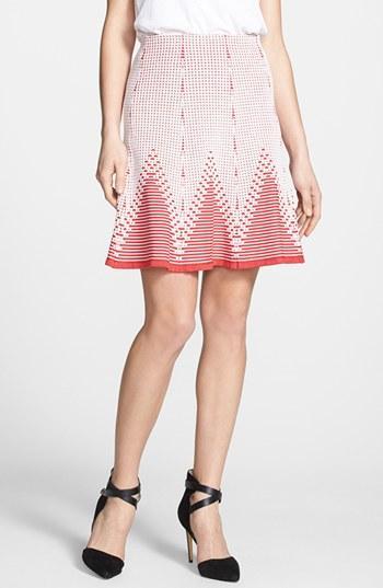Parker 'toccara' A-line Jacquard Skirt