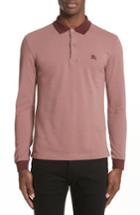 Men's Burberry Lawford Rugby Shirt - Pink