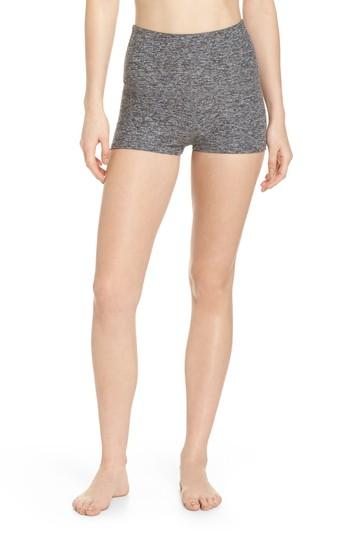Women's Beyond Yoga Space Dye Circuit High Waist Shorts - Black