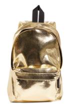 Comme Des Garcons Small Metallic Faux Leather Backpack - Metallic