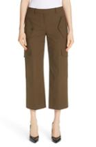 Women's Michael Kors Crop Cargo Pants - Green
