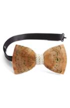 Men's Brackish & Bell Hudson Feather Bow Tie, Size - Yellow
