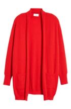 Women's Allude Cashmere Cardigan, Size - Red