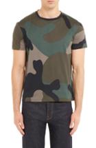 Men's Valentino Camo Print T-shirt, Size - Green