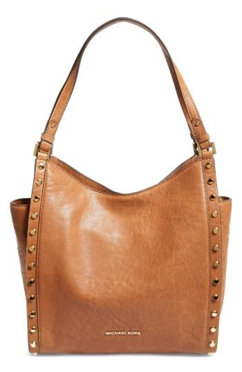 Michael Michael Kors Medium Newbury Leather Tote - Brown