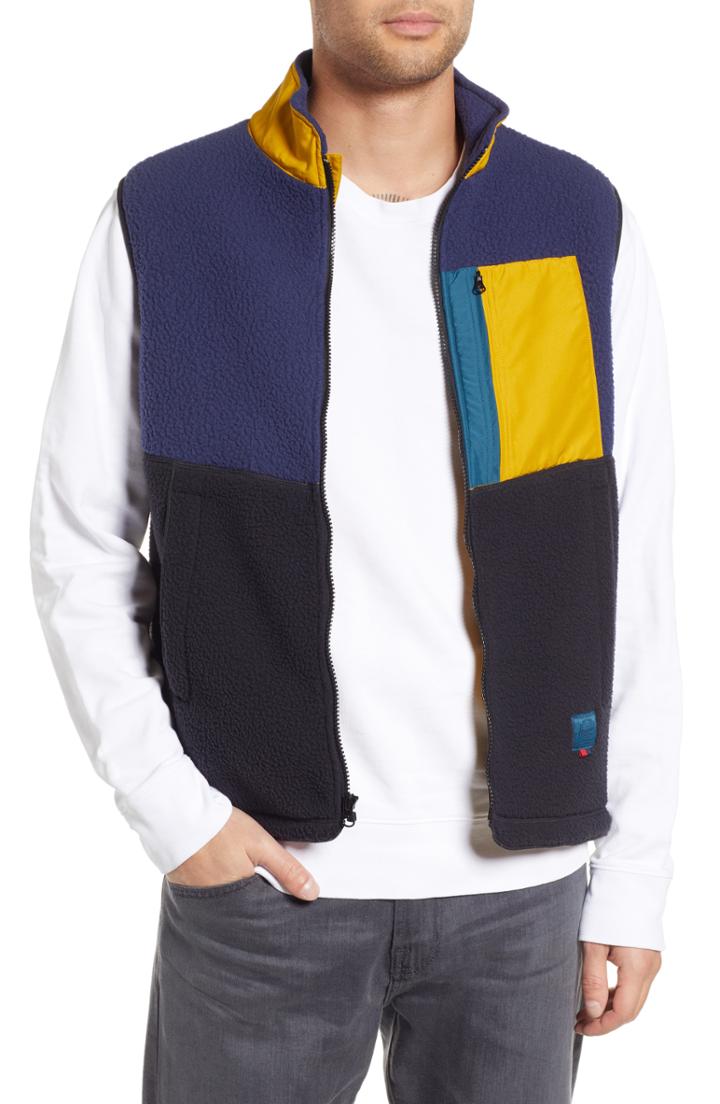Men's Herschel Supply Co. Colorblock Fleece Vest - Blue