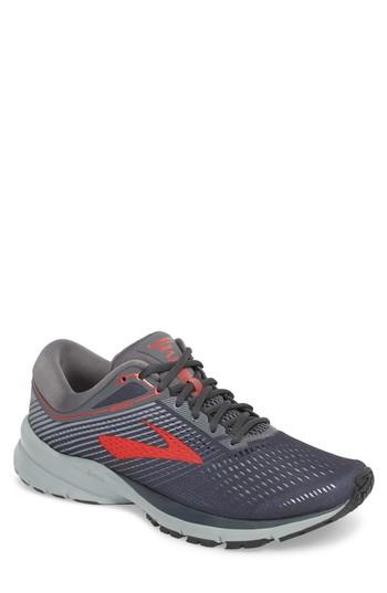 Men's Brooks Launch 5 Running Shoe D - Grey