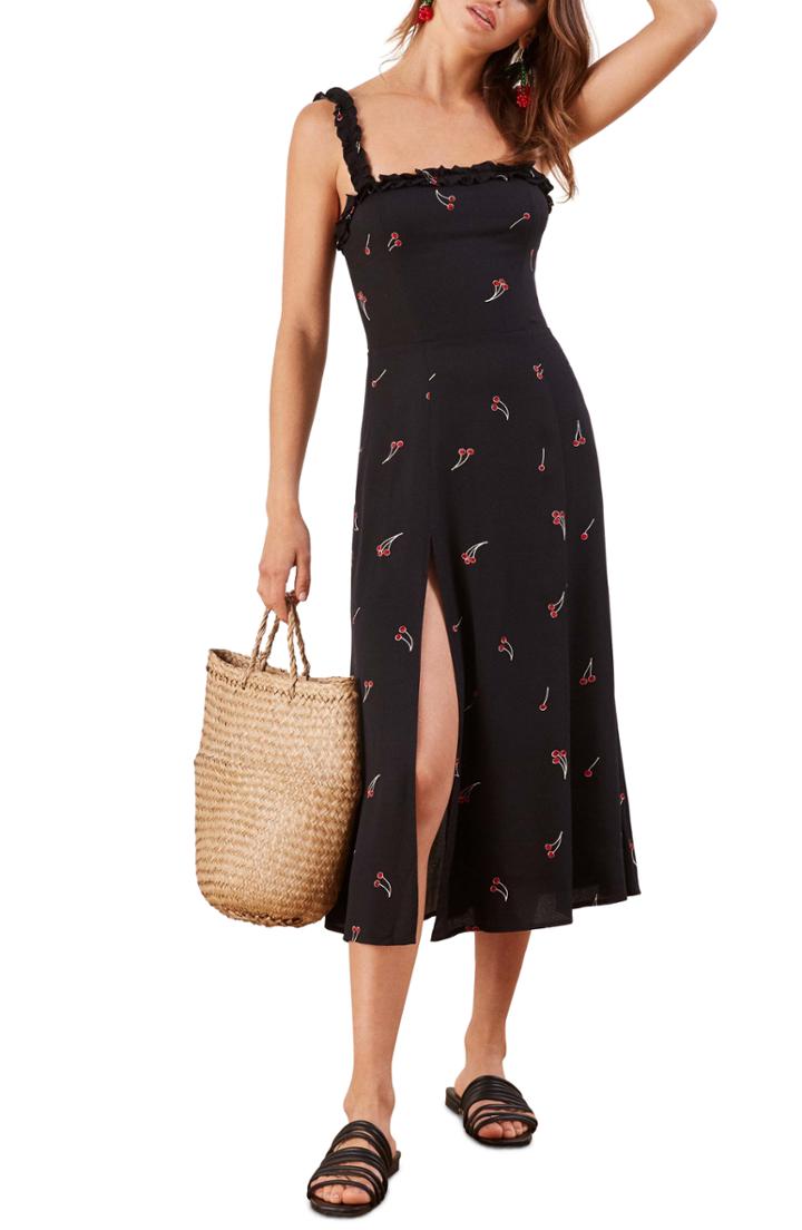 Women's Reformation Arielle Side Slit Sundress