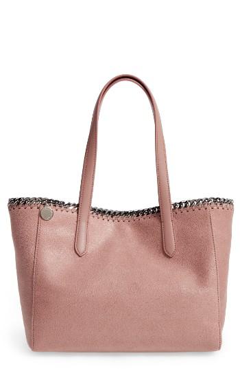 Stella Mccartney Small Falabella Shaggy Deer Faux Leather Tote - Pink