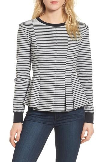 Women's Chelsea28 Pleated Sweatshirt, Size - Grey