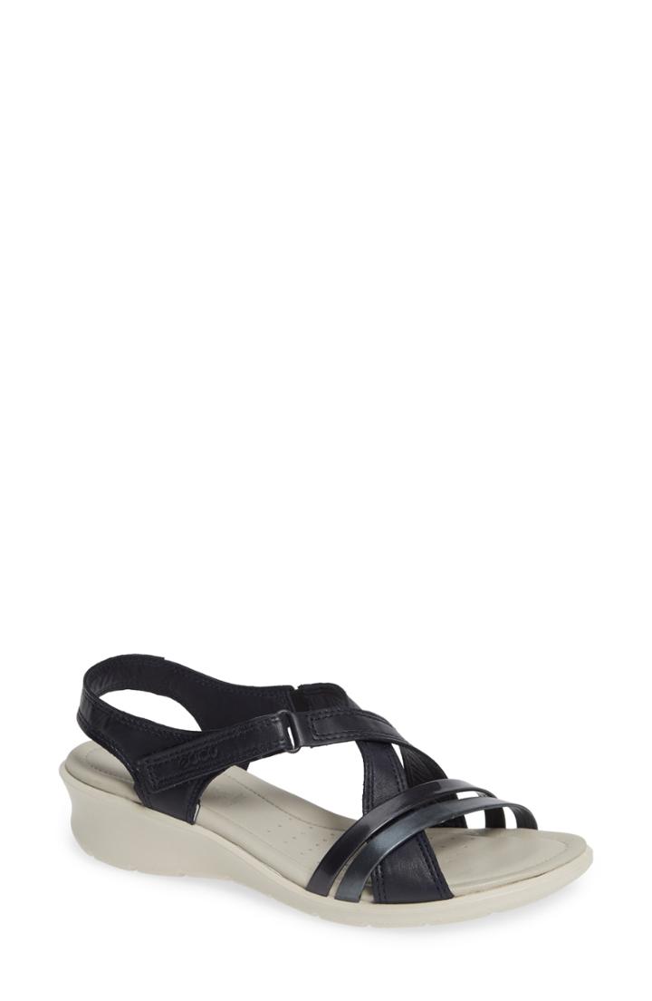 Women's Ecco 'felicia' Slingback Sandal -4.5us / 35eu - Blue