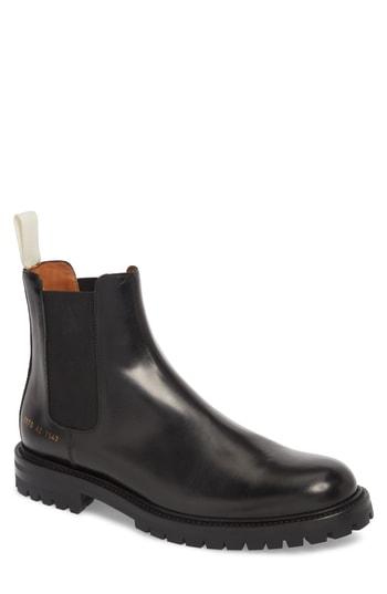 Men's Common Projects Lugged Chelsea Boot Us / 39eu - Black