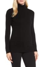 Women's Nordstrom Signature Turtleneck Cashmere Sweater - Black