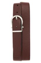 Men's Salvatore Ferragamo Reversible Gancio Leather Belt