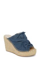 Women's Kenneth Cole New York Odele Espadrille Wedge .5 M - Blue