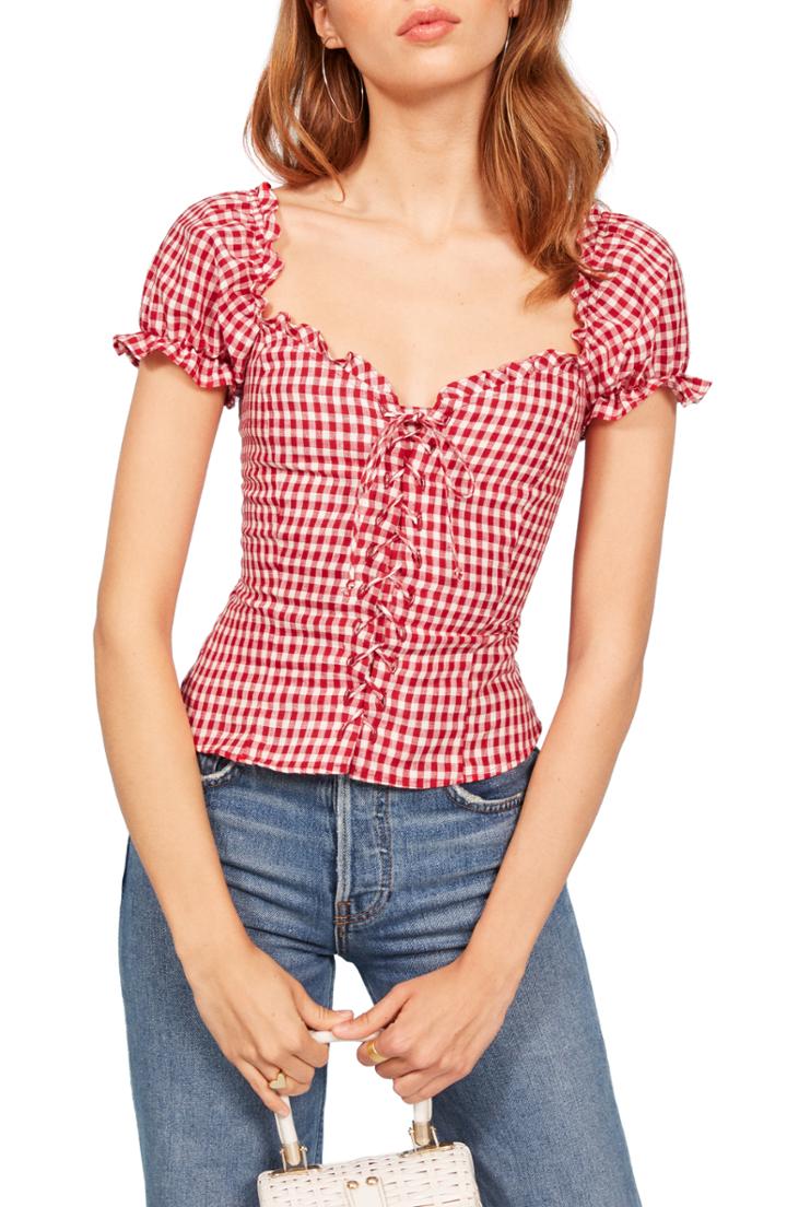 Women's Reformation Cassidy Corset Top