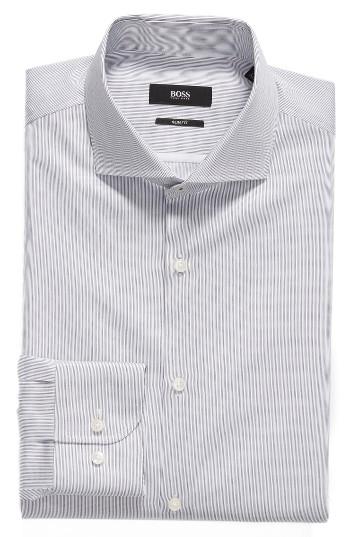 Men's Boss Jerrin Slim Fit Stripe Dress Shirt
