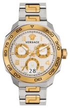 Men's Versace 'dylos' Chronograph Bracelet Watch, 44mm