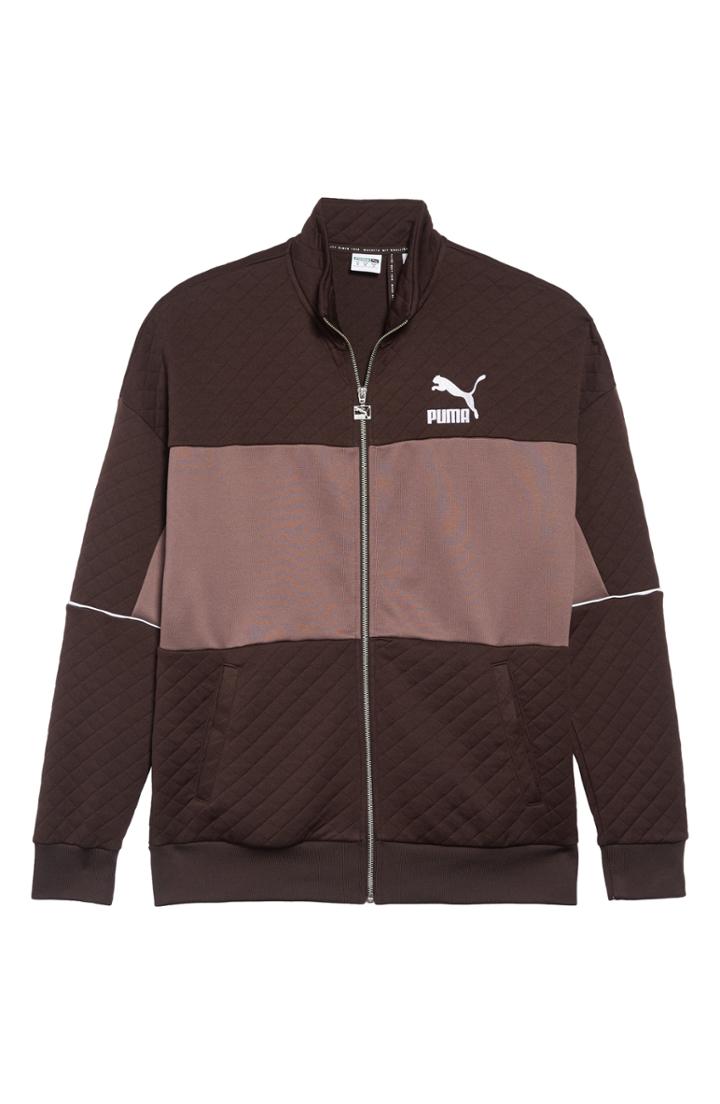 Men's Puma Retro Colorblock Quilted Jacket