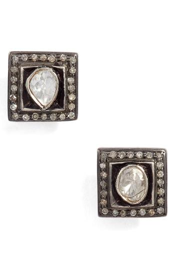Women's Collections By Joya Heirloom Diamond Stud Earrings