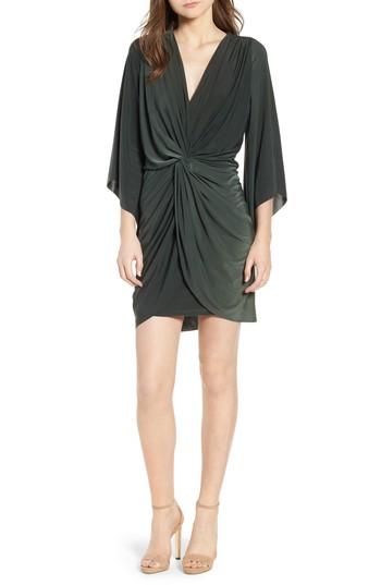 Women's Misa Los Angeles Teget Knot Front Dress - Coral