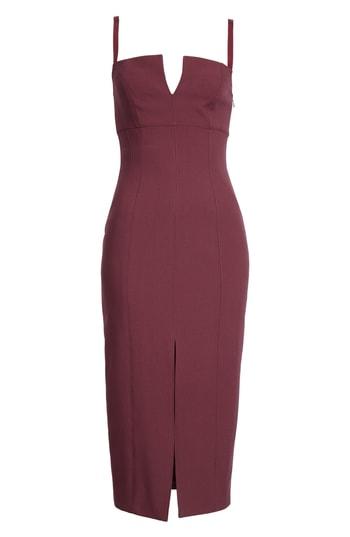 Women's Cinq A Sept Saoirse Sheath Dress - Burgundy