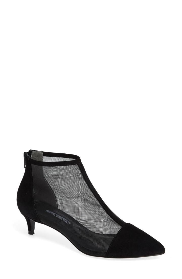 Women's Charles David Parlour Mesh Bootie .5 M - Black