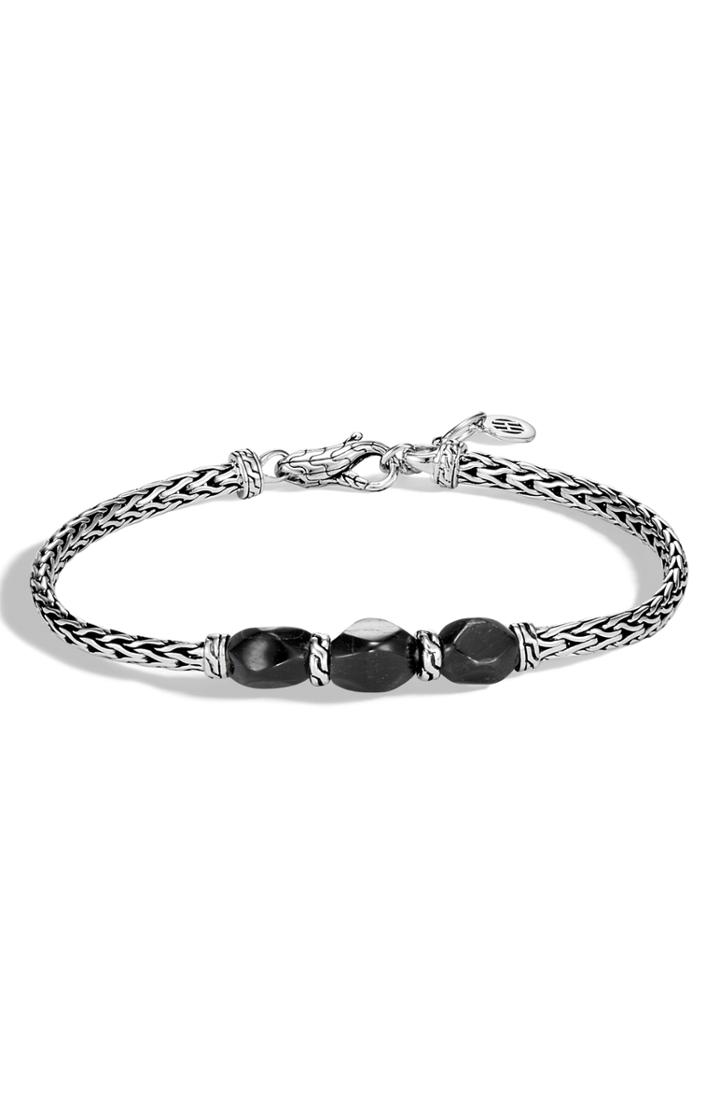Women's John Hardy Classic Chain Slim Triple-stone Bracelet