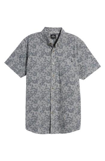 Men's Rip Curl Preset Short Sleeve Shirt - Blue